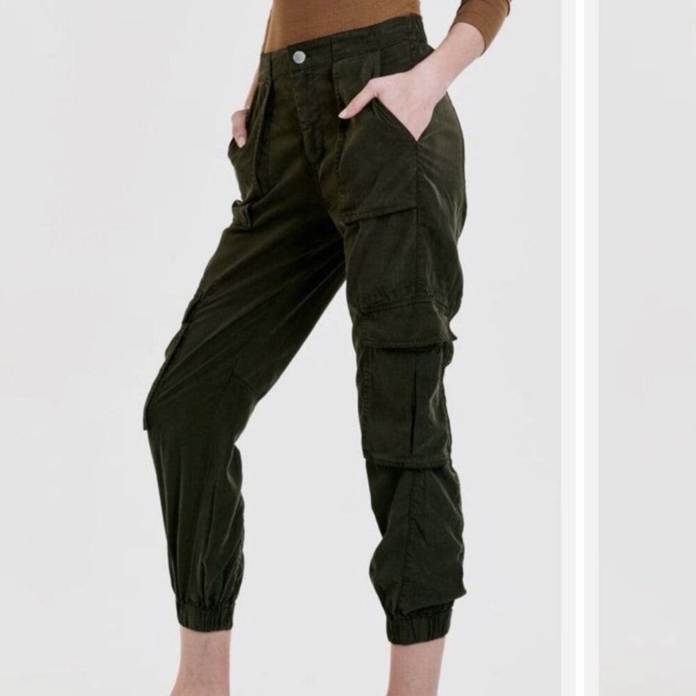 DEAR JOHN Women's NWT‎ Olive Sandy Cargo Jogger Pant | Size M